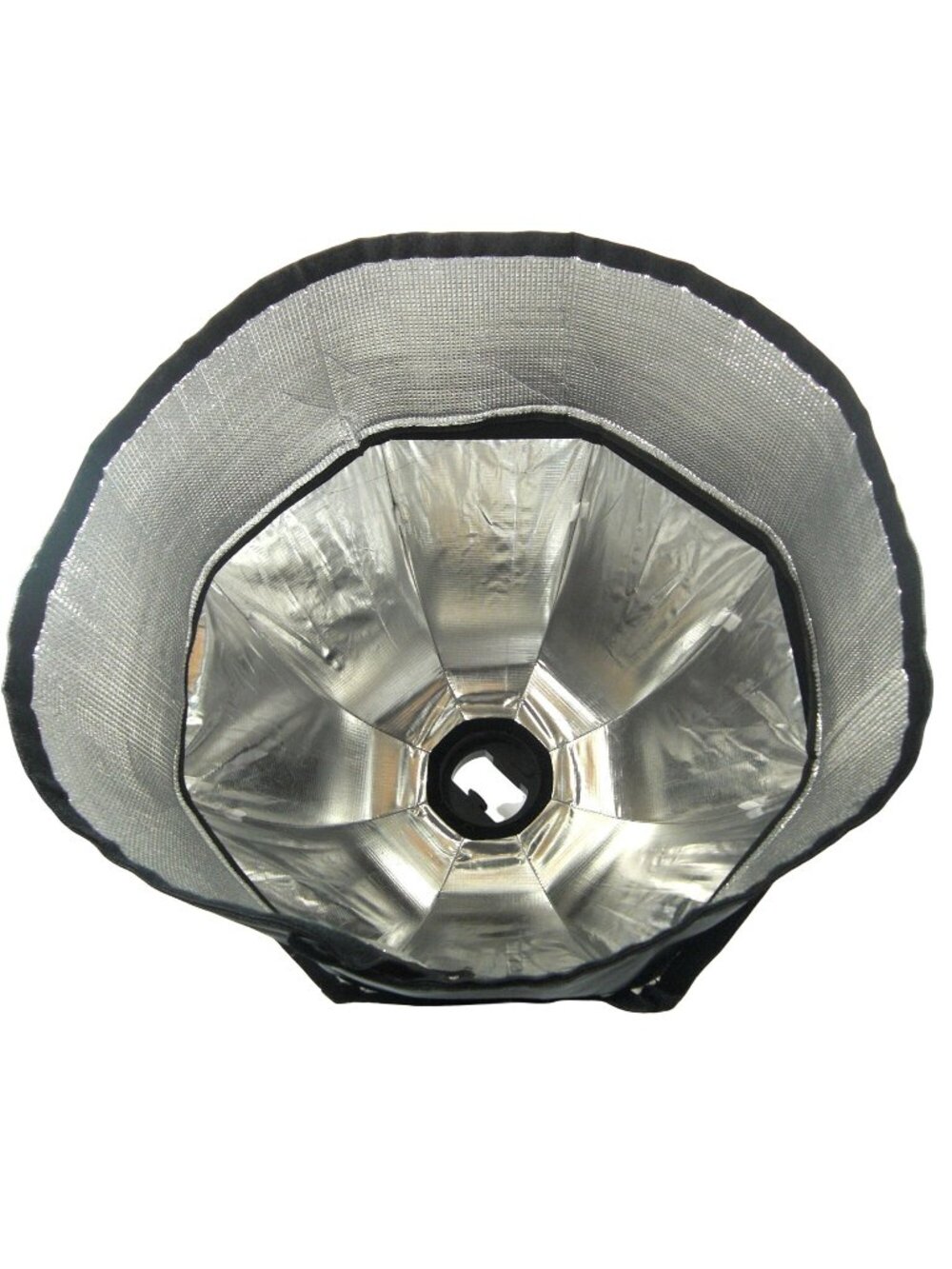 Neewer 25" Octagon Softbox Mount Light Cover Deflector Disc, Silver Interior